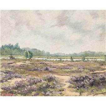 Heathland landscape - J. A. Herman