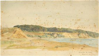 ”Dänenkate bey Laboe”. - Johann Jacob Gensler