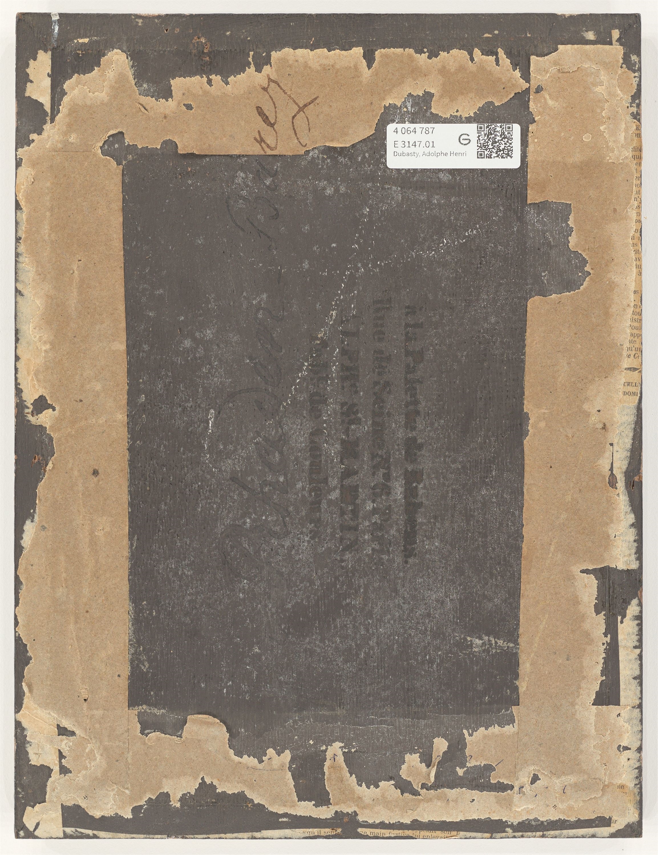 Artwork by Adolphe Henri Dubasty, Lady and collared parakeet., Made of Oil on panel