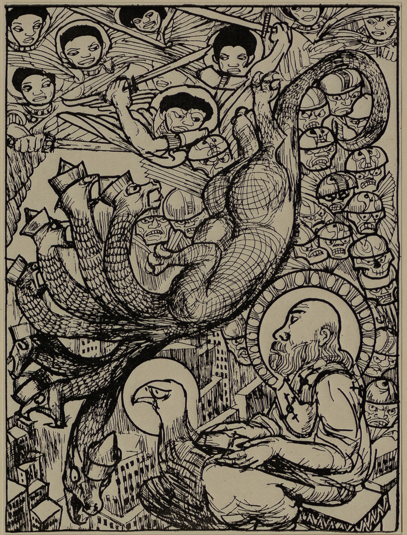 Allan Rohan Crite | From the Revelation of St. John the Divine series ...