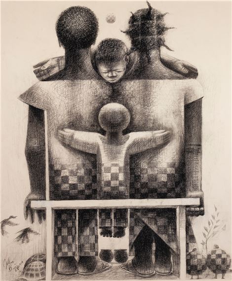 Holy Family by John Biggers, 1983