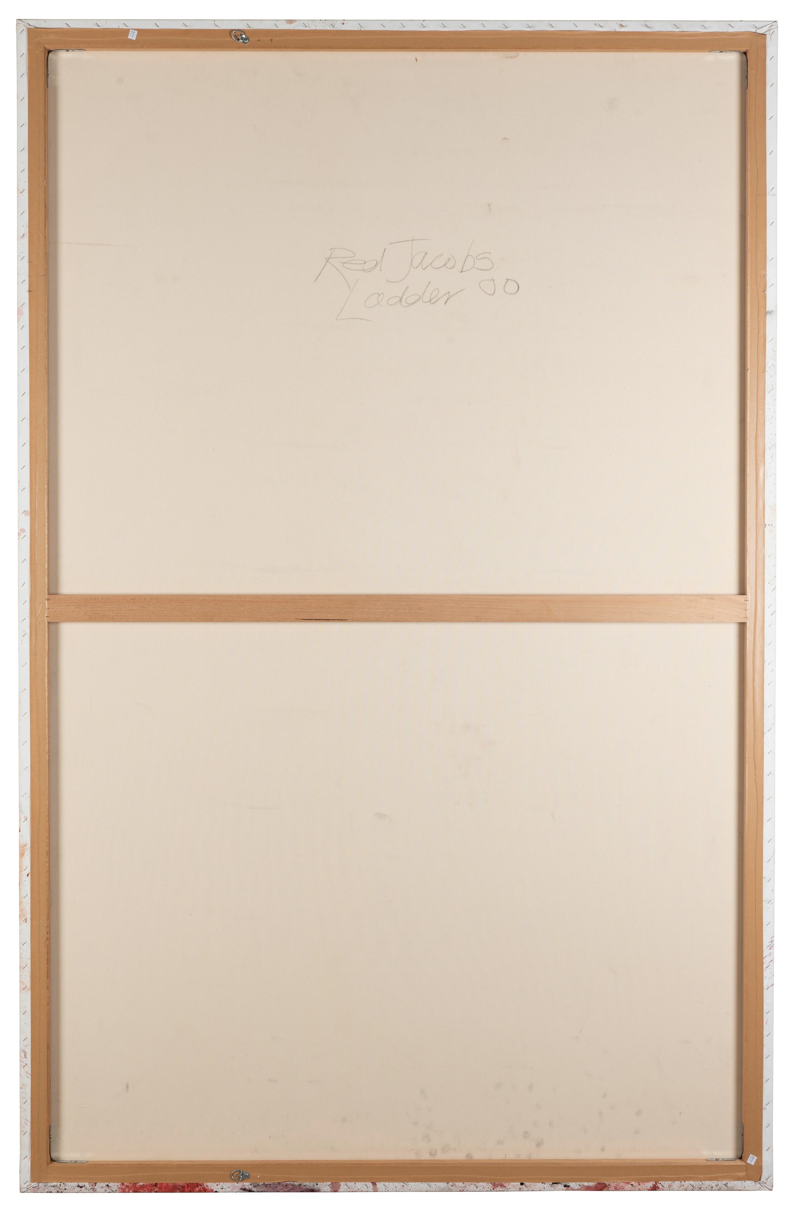 Artwork by David Rankin, Red Jacobs Ladder 2000, Made of acrylic on canvas