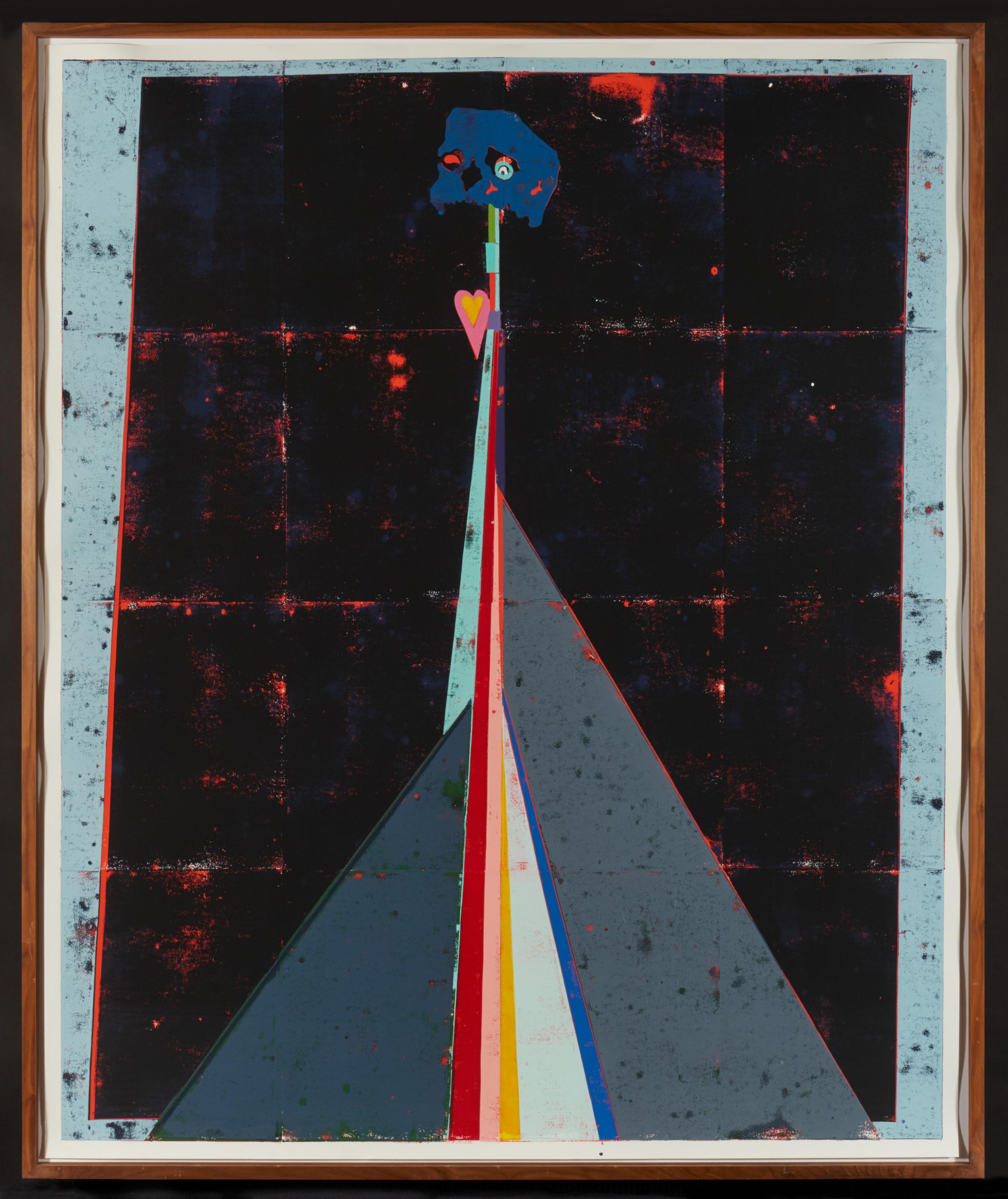 Artwork by Gert & Uwe Tobias, Untitled., Made of Colour woodcut on strong vellum