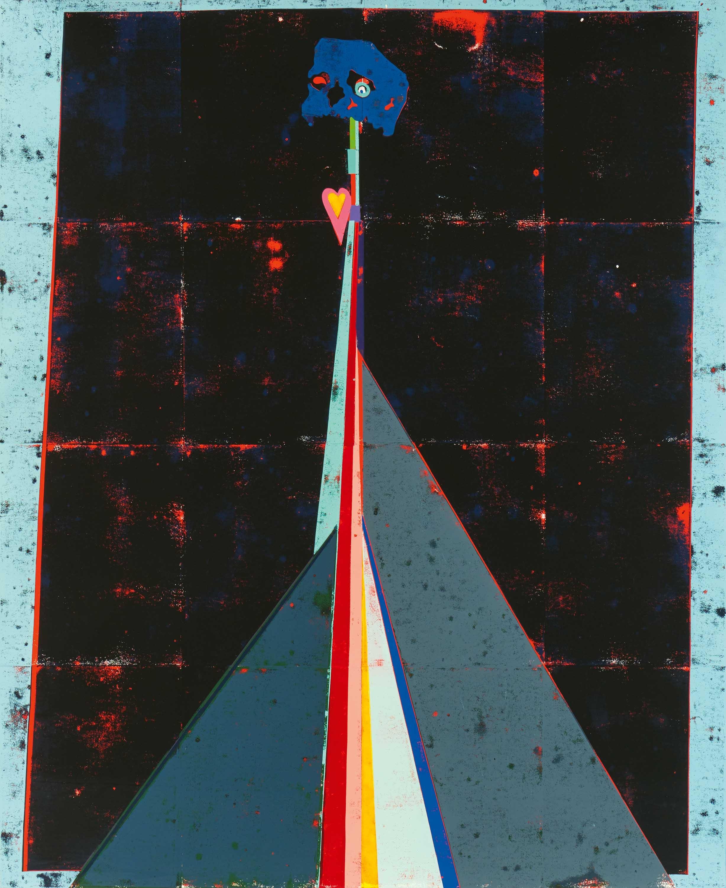 Artwork by Gert & Uwe Tobias, Untitled., Made of Colour woodcut on strong vellum