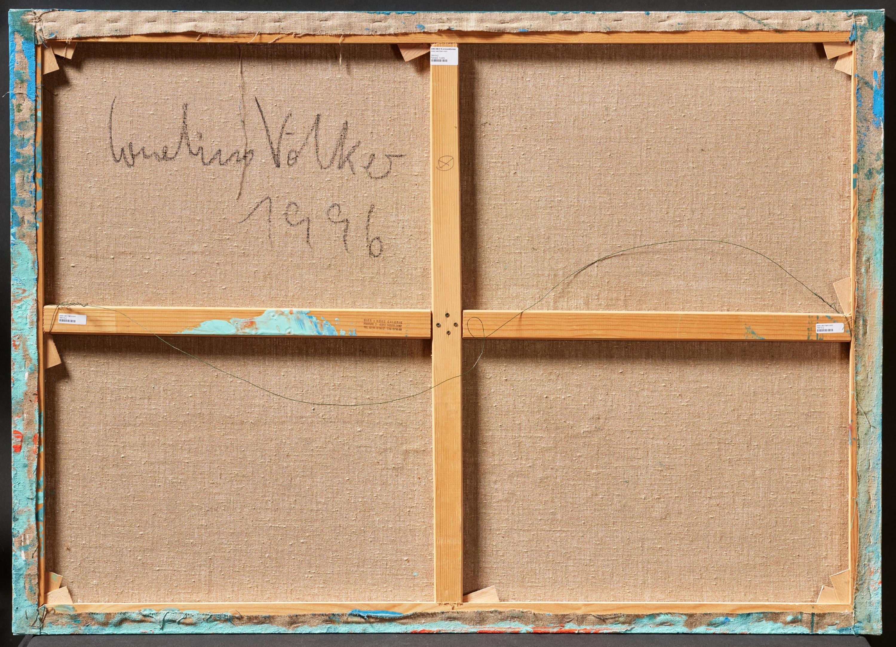 Artwork by Cornelius Völker, Untitled (swimmer)., Made of Oil on canvas