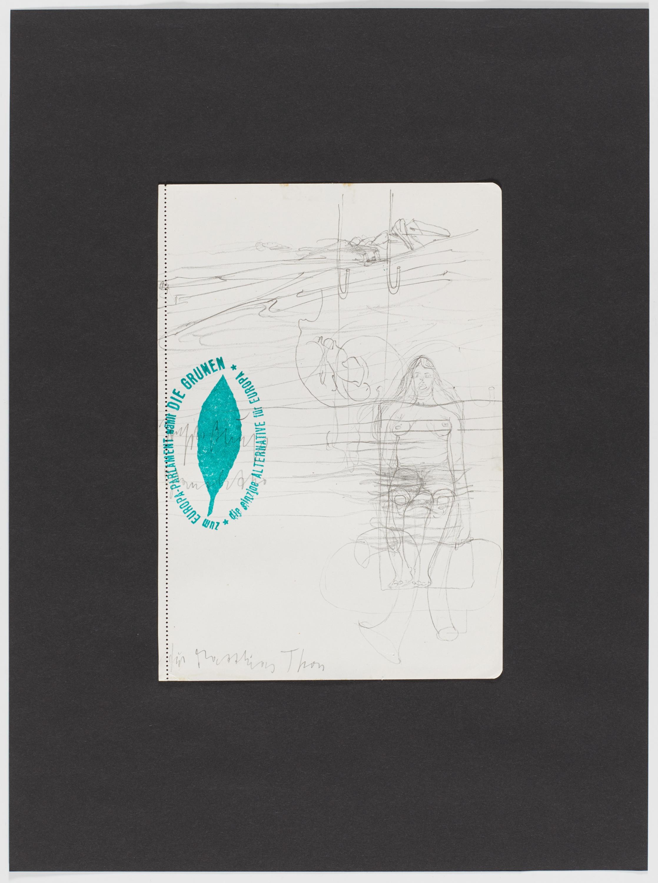 Artwork by Joseph Beuys, Untitled., Made of Pencil on strong paper