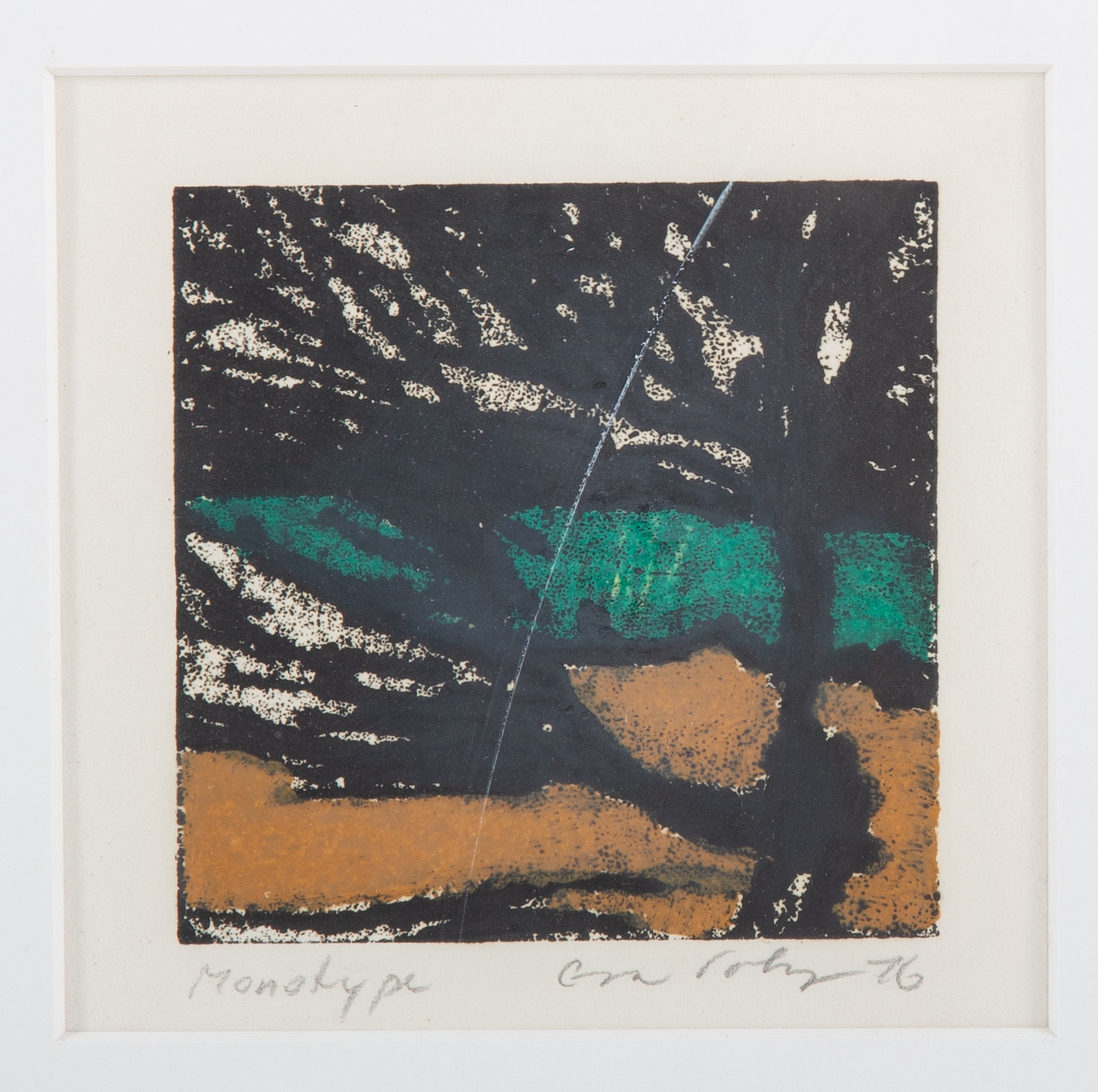 Eva Pokorny | A Pair of Monotypes | MutualArt