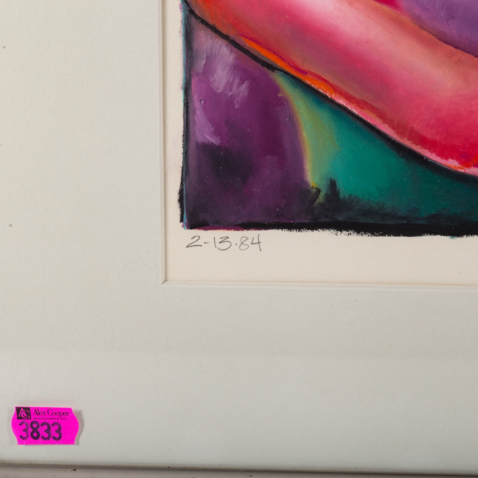 Artwork by Allyn Massey, Newborn, Made of oil pastel, Oil pastel on paper