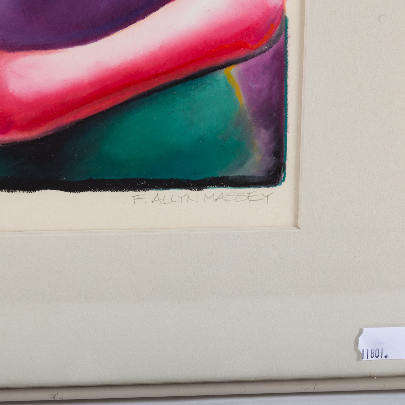 Artwork by Allyn Massey, Newborn, Made of oil pastel, Oil pastel on paper