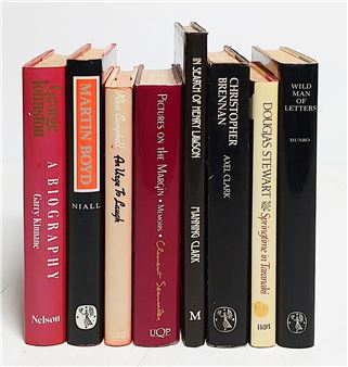A collection of eight Australian literary autobiographies, all hardback first editions with dust jackets and several scarce; subjects include Henry Lawson, Martin Boyd, Clement Semmler, Douglas Stewart, P.R. Stephenson, Christopher Brennan and George Johnson - Douglas Stewart