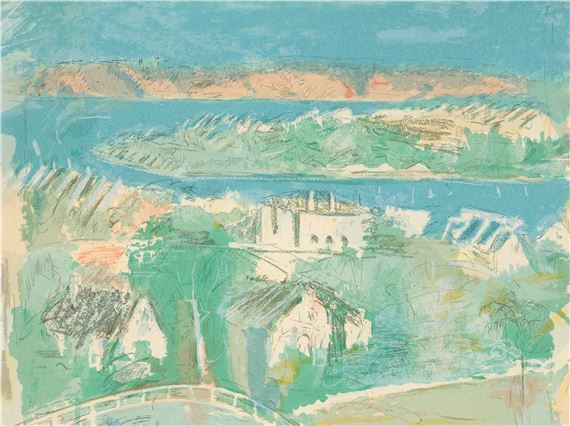 From the Artist's Verandah - Northwood. by Lloyd Rees, 1985