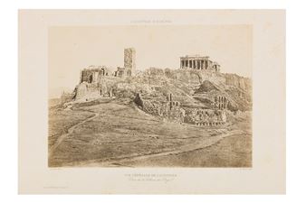 VUE GÉNÉRALE DE L'ACROPOLE, Prise de la Colline du Pynx - Eugène Piot