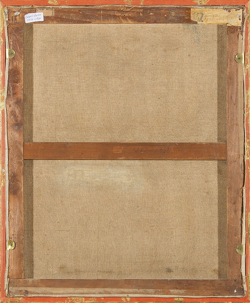 Artwork by Alois Bílek, Akt im Grünen, Made of oil/canvas