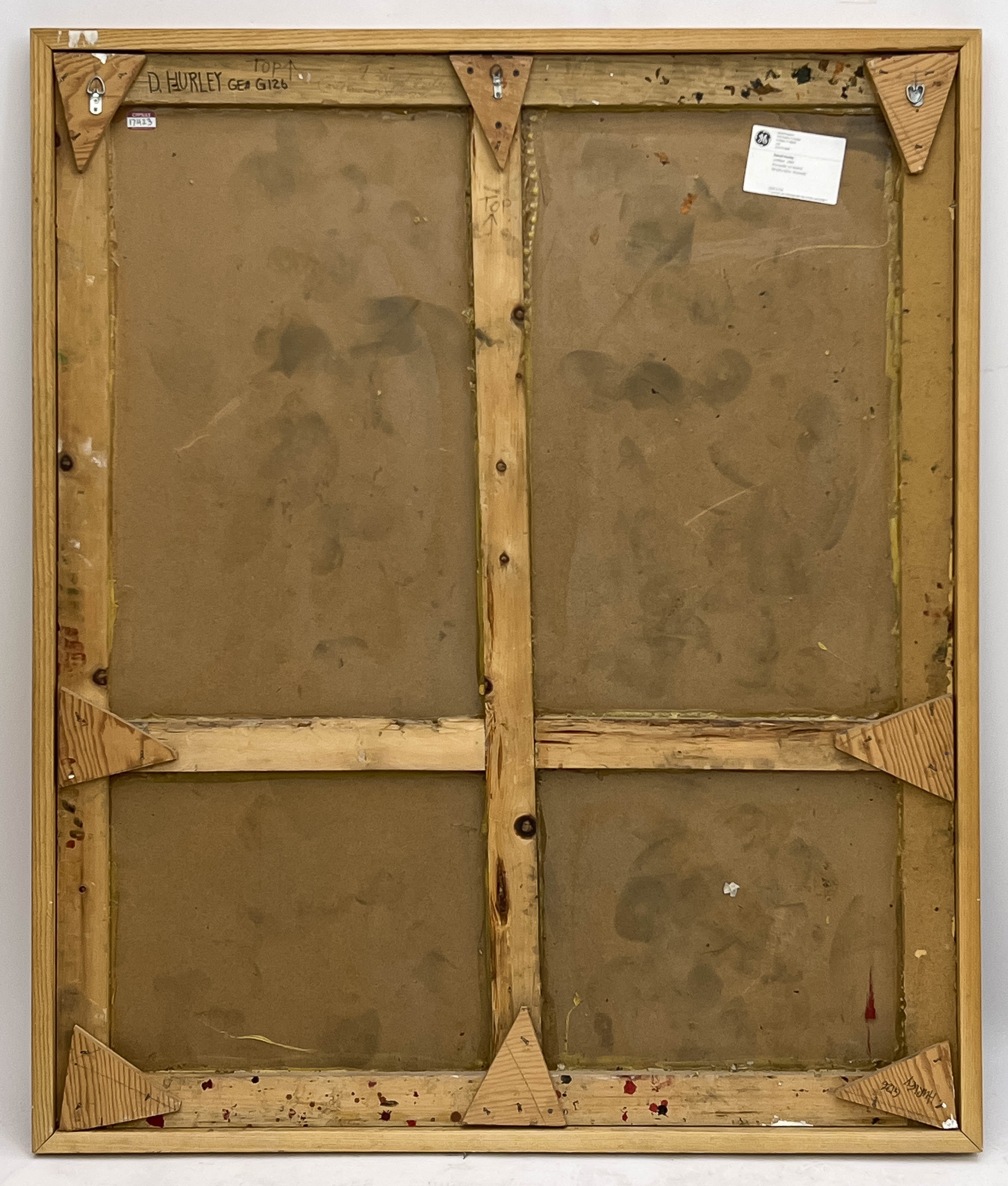 Artwork by Denzil Hurley, Untitled, Made of encaustic on board