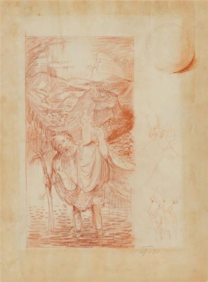 Christophorus by Otto Dix, 1938