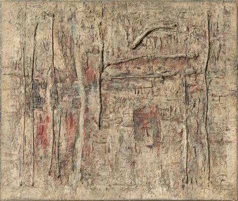 Artwork by Karl Fred Dahmen, Formation III, Made of Mixed media on canvas