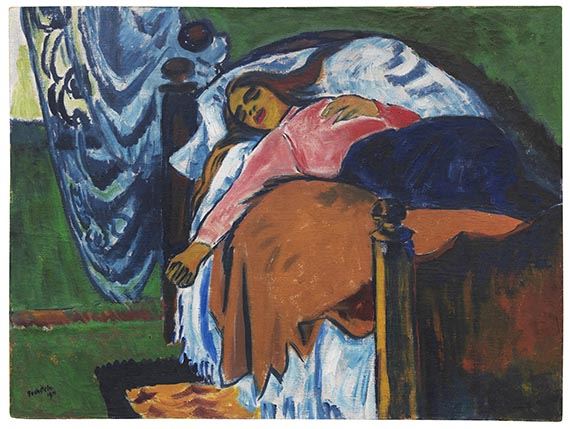 Die Ruhende by Max Pechstein, 1911