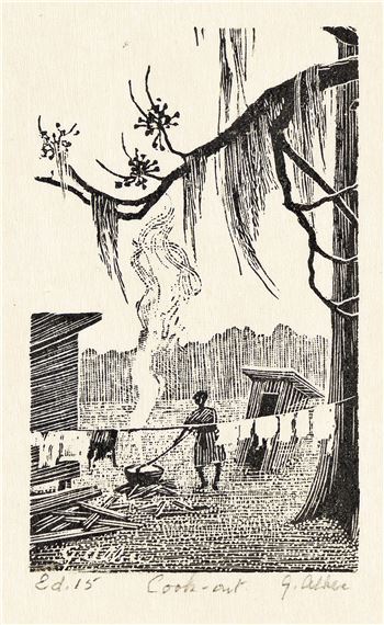 Grace Arnold Albee | Three Wood Engravings of Subjects in the U.S ...