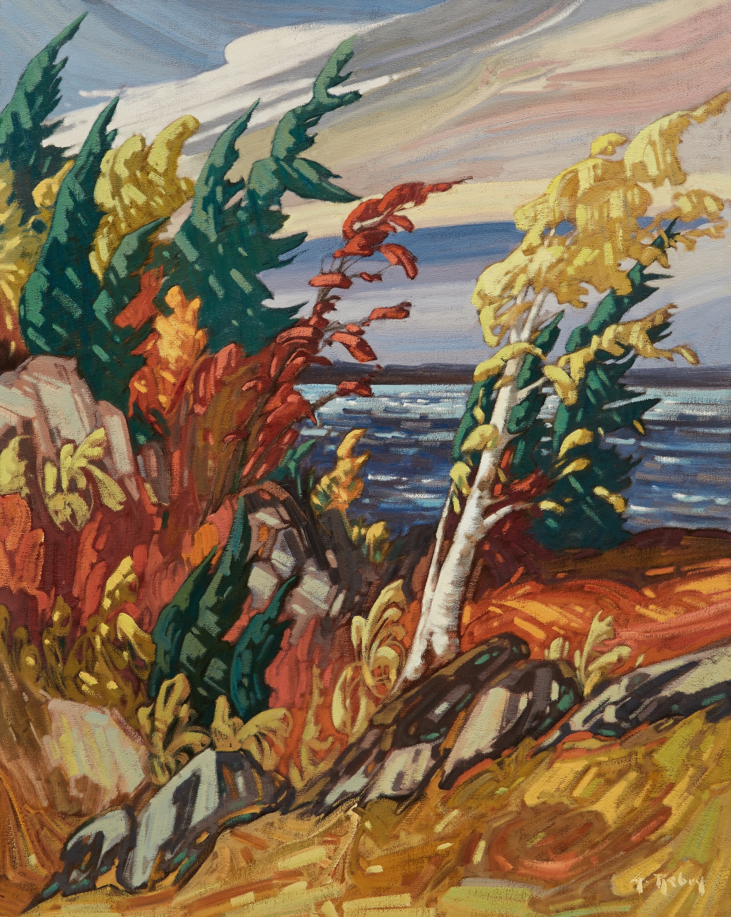 Artwork by Gaston Rebry, West Wind, Made of oil on canvas