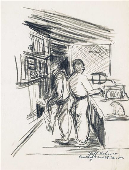 Poultry Market Van. B.C. by Clifford Foard Robinson