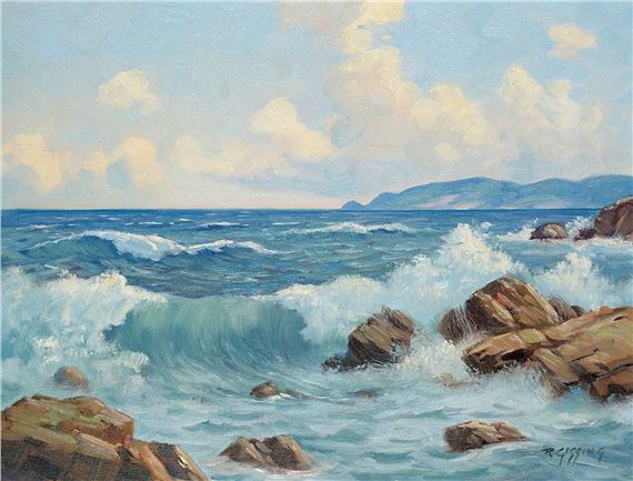 Summer Day, B.C. Coast by Roland Gissing, 1964
