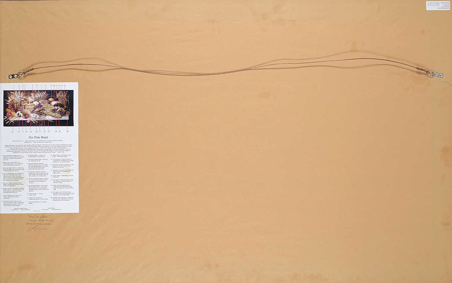 Artwork by Larisa Sembaliuk Cheladyn, Our Daily Bread, Made of watercolour on paper