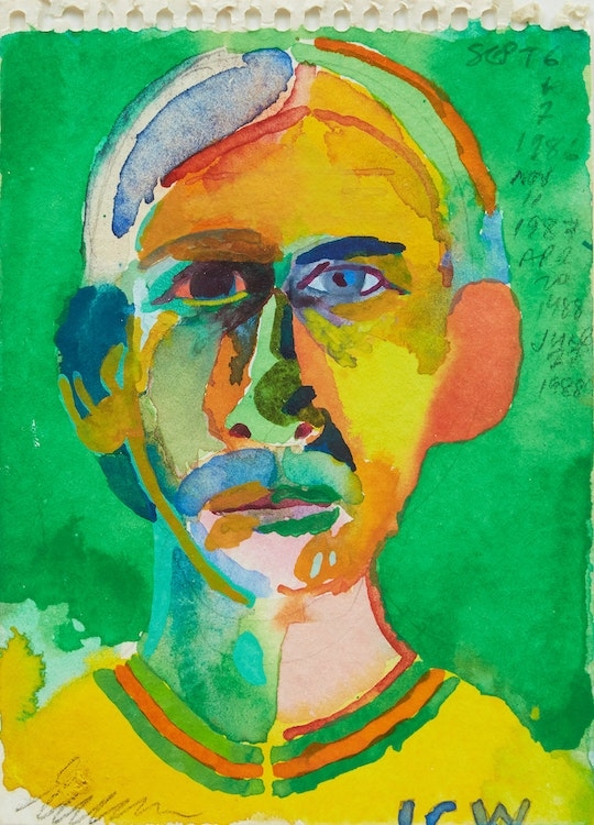 Self-Portrait by Greg Curnoe, 1986