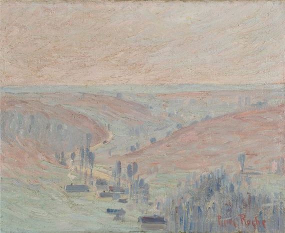 Pierre Roche | Hilly landscape, | MutualArt