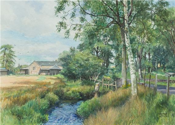 AT ASHLEY, HALIBURTON by James McIntosh Patrick‏, dated 1986