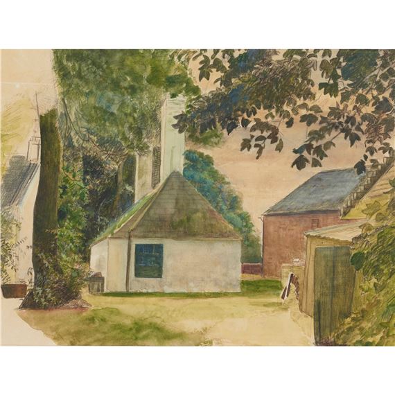 FARM BUILDINGS, HOSPITALFIELD by James Cowie