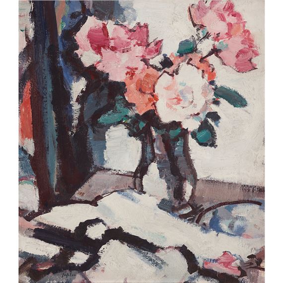 Samuel John Peploe | STILL LIFE WITH ROSES | MutualArt
