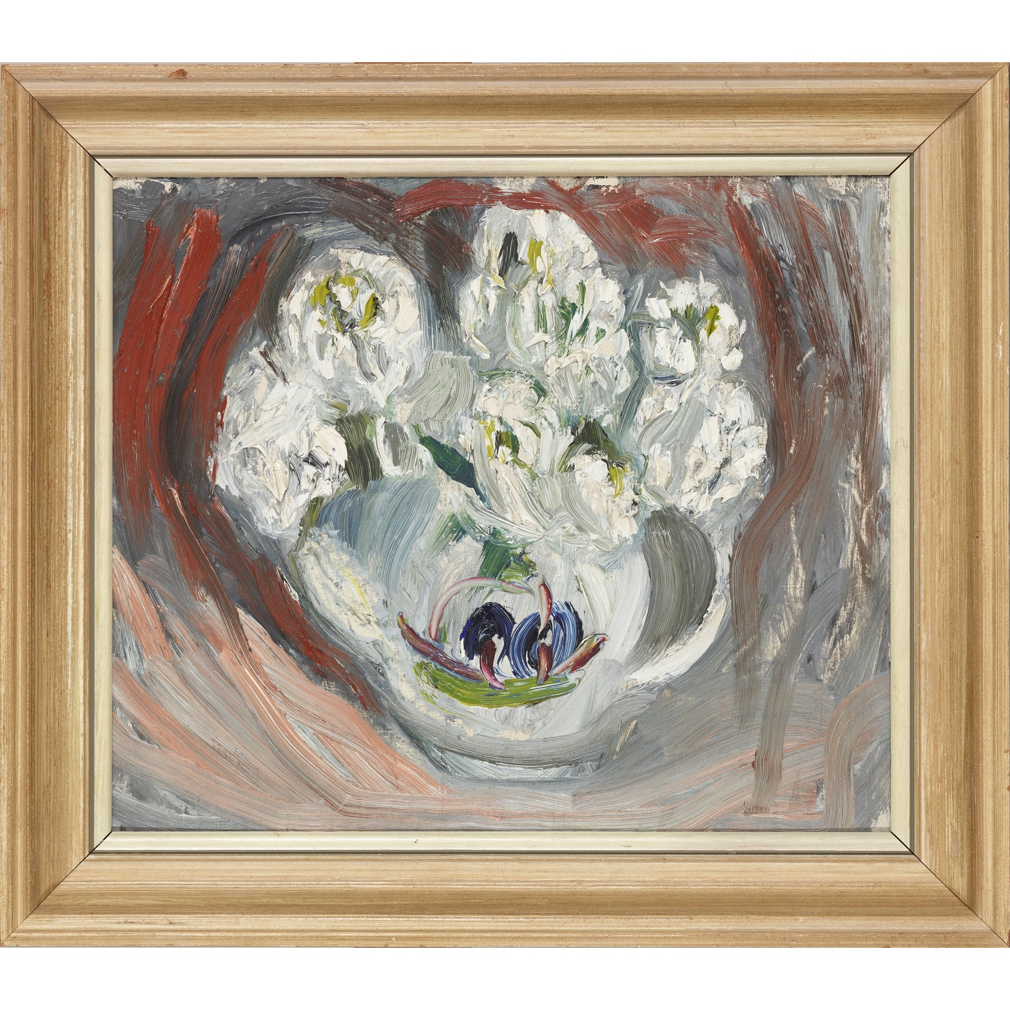 Anne Redpath | WHITE CYCLAMEN | MutualArt
