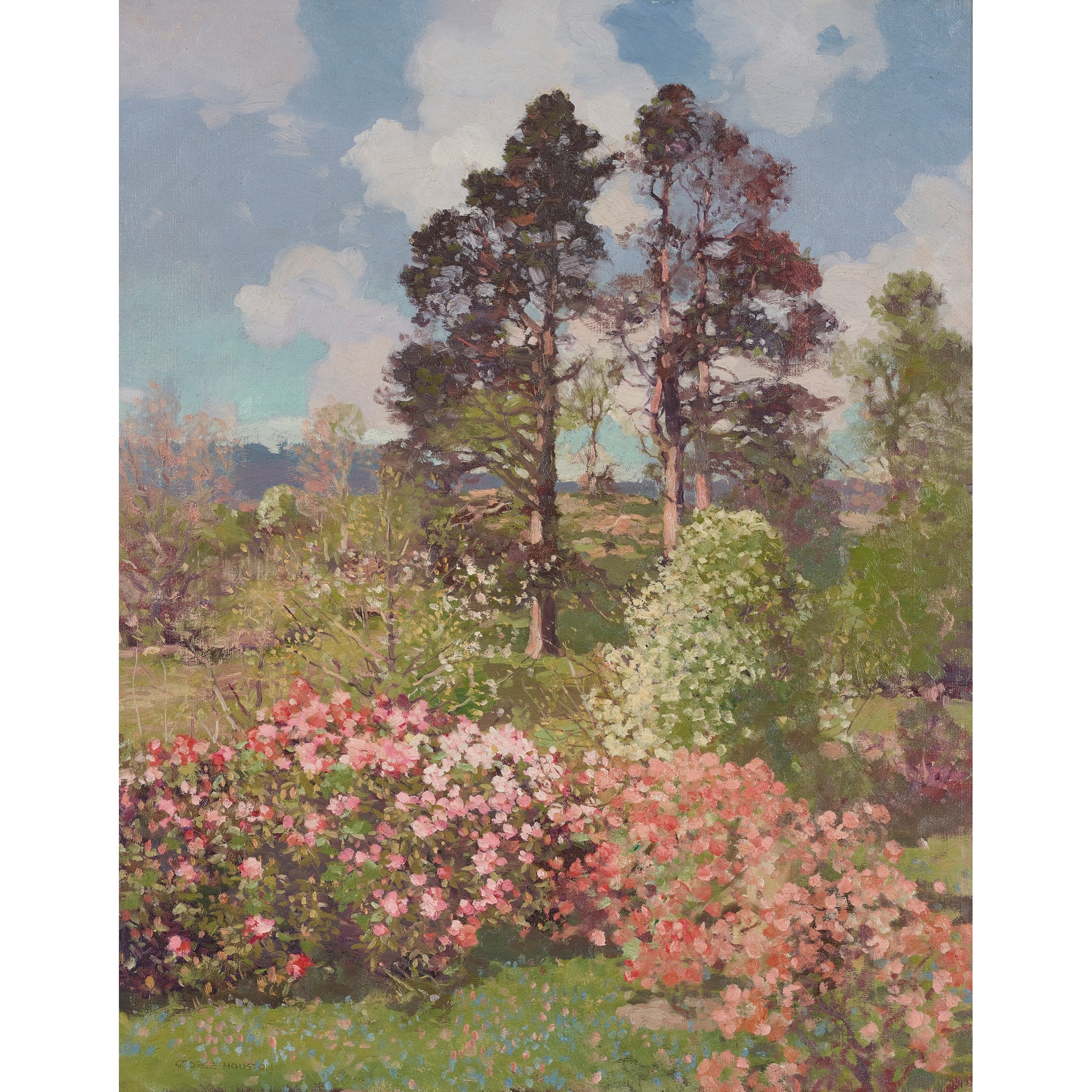George Houston | BORDER IN BLOOM | MutualArt
