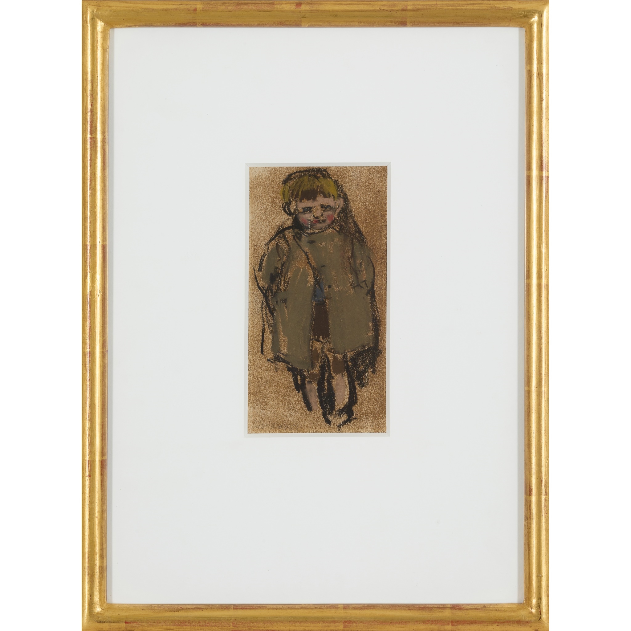 Artwork by Joan Kathleen Hardy Eardley, A GLASGOW BOY, Made of pastel