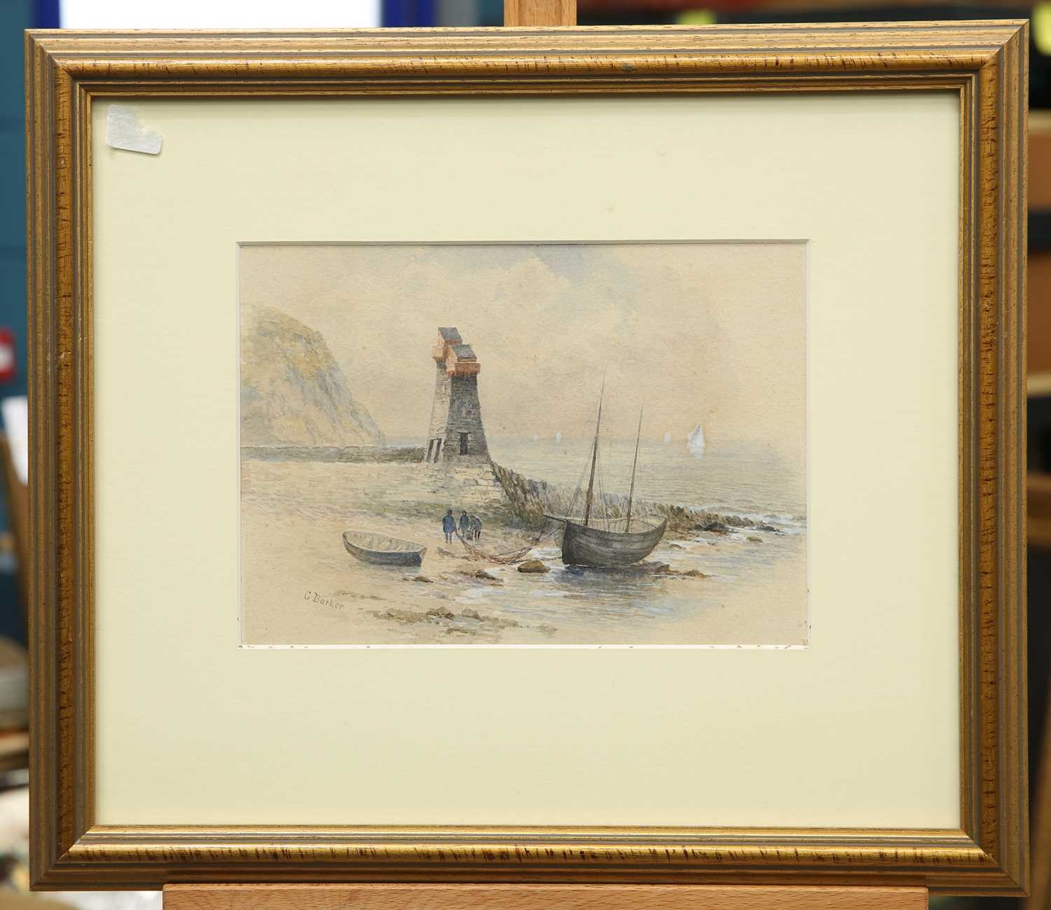 George Edmund Barker Jr. | GEORGE BARKER (1882-1965) FISHING BOATS ON ...