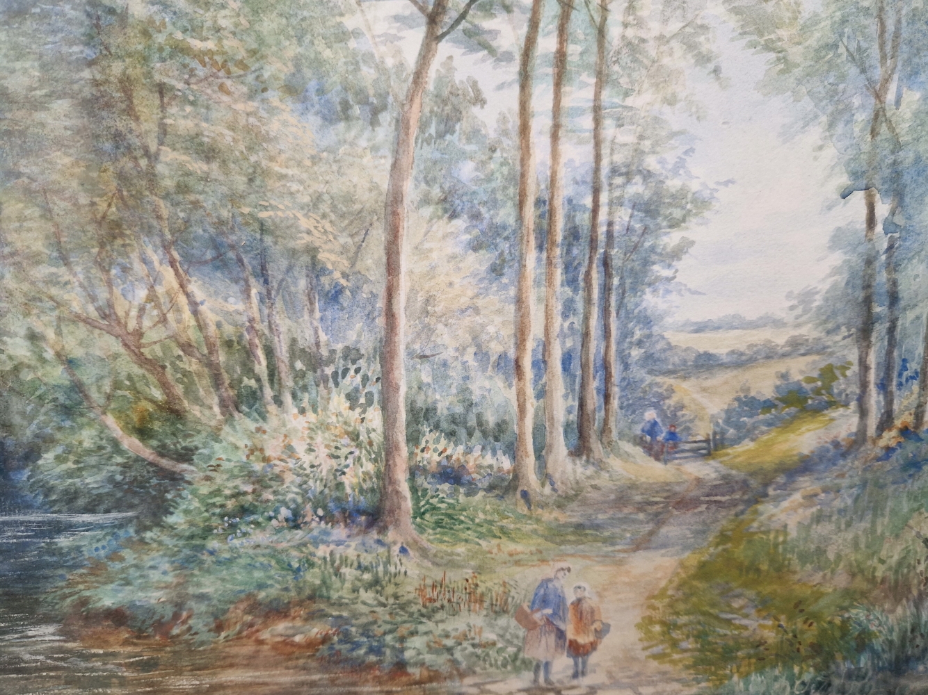 George Munro | CROSSING THE BROOK (Early 20th Century) | MutualArt