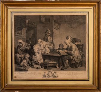 "Lecture de la Bible" - Pieter Franciscus Martenisie