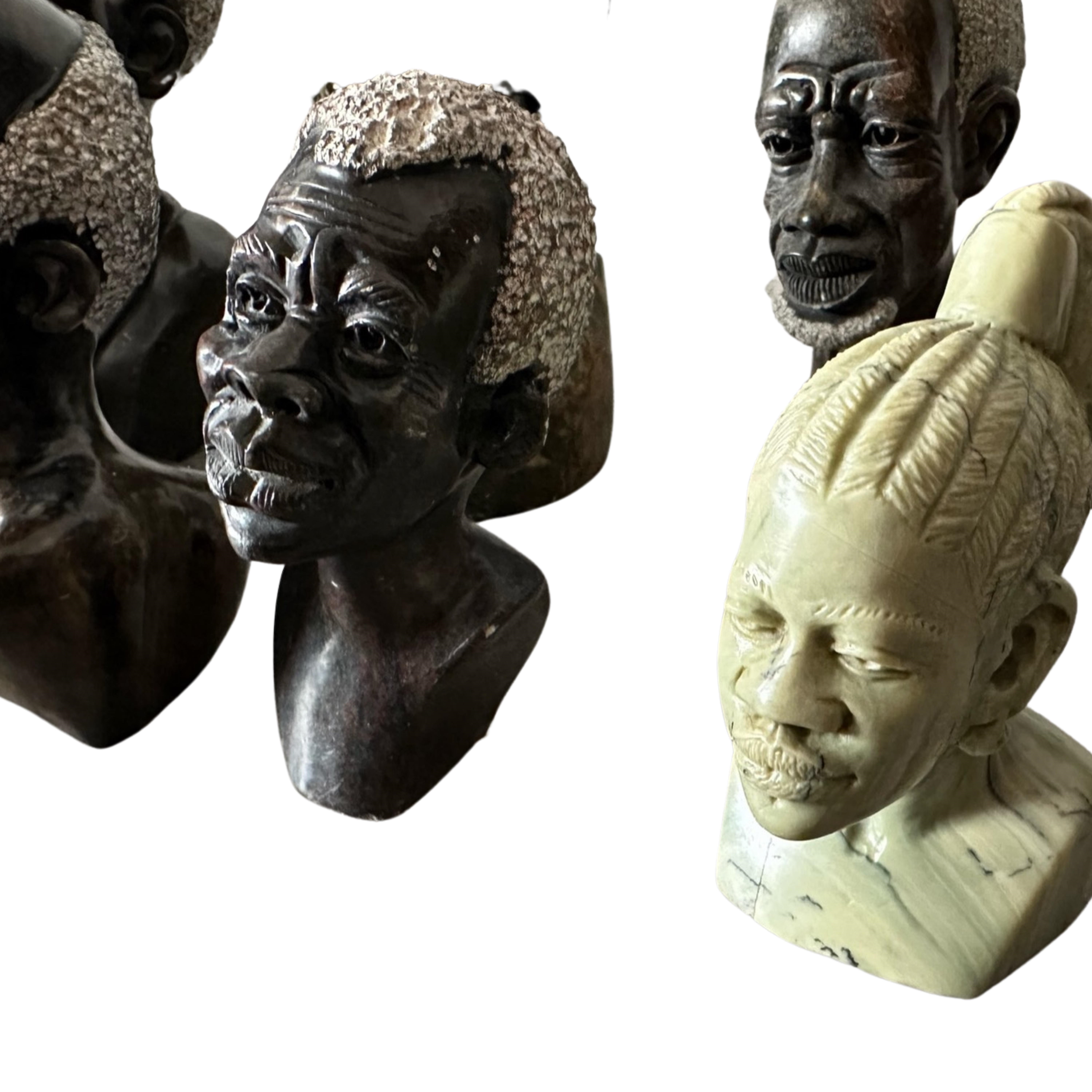 African School | Mini-Bust Statues | MutualArt