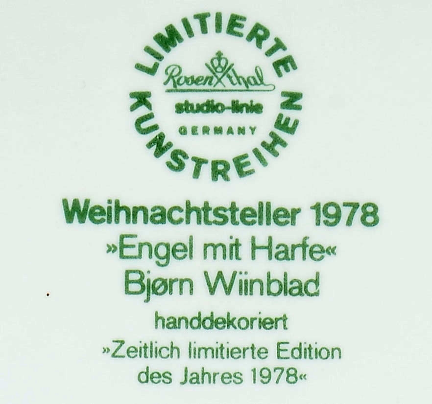 Bjorn Wiinblad | 1974 Heilige 3 Koninge, 1976 Engel Mit Tropete, 1977 ...