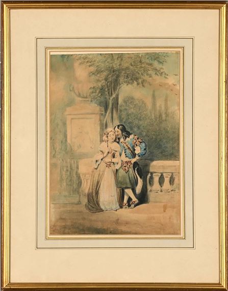 A Courting Couple by George Cruikshank