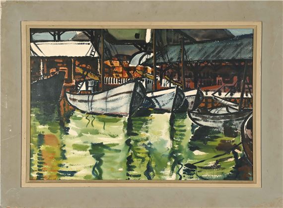 Fishing Boats, Cape Town Docks by Richard Cheales