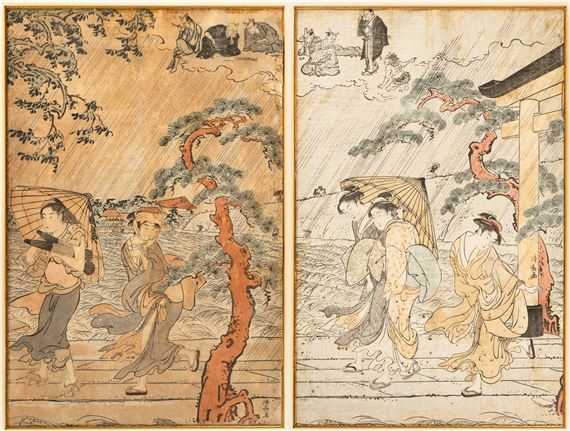 TORII KIYONAGA (-1815) EDO PERIOD by Torii Kiyonaga, June 1909