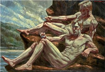 Fumeurs sur les roches - Mark Beard