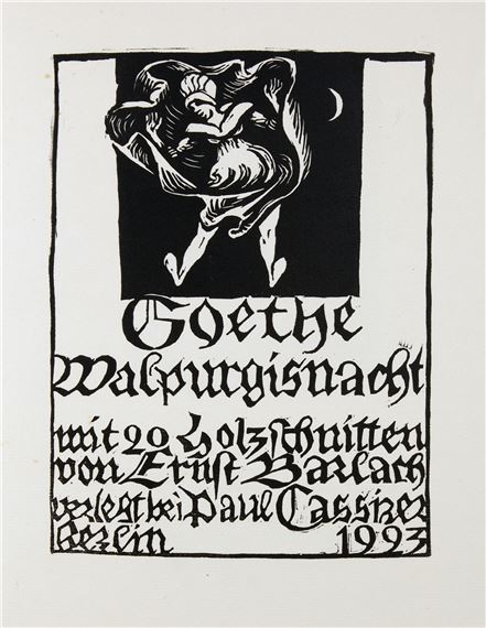 Walpurgisnacht by Ernst Barlach, 1923