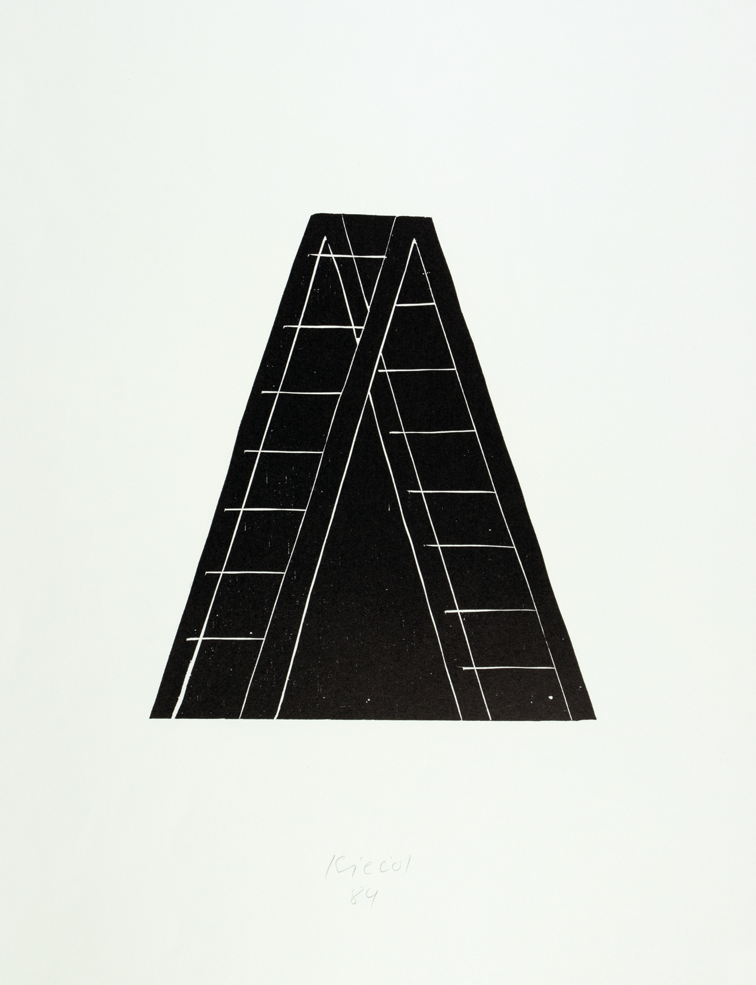 Hubert Kiecol | Sechs Holzschnitte. (1984) | MutualArt