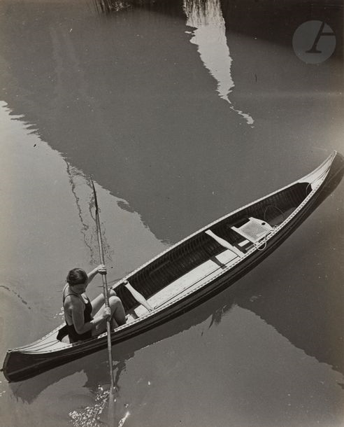 Artwork by Pierre Boucher, Canoe, 1935., Made of silver print