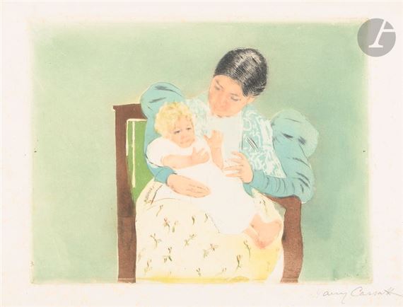 The Barefooted Child. by Mary Cassatt, 1898