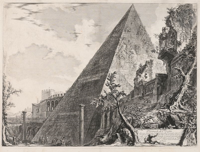 Giovanni Battista Piranesi Piramide di C. Cestio (Pyramid of Caius