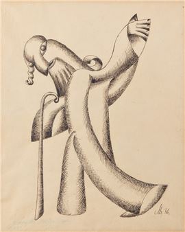 Muž s hůlkou - Josef Matička