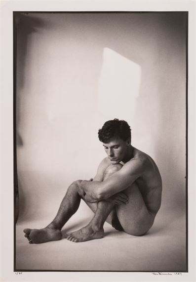 Crouching Man by Tom Bianchi, 1987